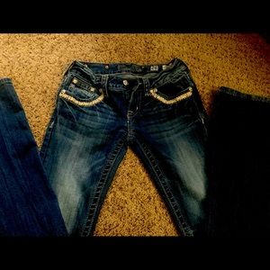 Miss me lightly distressed boot cut jean